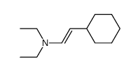 ((E)-2-Cyclohexyl-vinyl)-diethyl-amine Structure