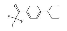 p-Diethylamino-α,α,α-trifluoracetophenon Structure