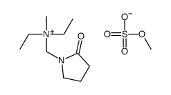 diethyl-methyl-[(2-oxopyrrolidin-1-yl)methyl]azanium,methyl sulfate结构式