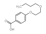 4-(2-butoxyethoxy)benzoic acid结构式