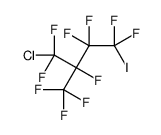 1-chloro-1,1,2,3,3,4,4-heptafluoro-4-iodo-2-(trifluoromethyl)butane Structure