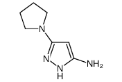 3-(pyrrolidin-1-yl)-1H-pyrazol-5-amine Structure