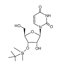 3'-O-(tert-butyldimethylsilyl)uridine结构式