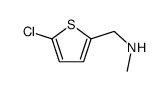 N-[(5-CHLOROTHIEN-2-YL)METHYL]-N-METHYLAMINE Structure