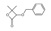 3-benzyloxy-4,4-dimethyl-oxetan-2-one结构式