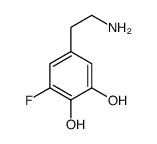 5-(2-aminoethyl)-3-fluorobenzene-1,2-diol结构式