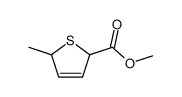 Methyl 2,5-Dihydro-5-methyl-2-thiophenecarboxylate Structure