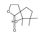 9-hydroxy-8,8,9-trimethyl-2-oxaspiro[4.4]nonan-1-one Structure