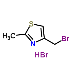 4-(溴甲基)-2-甲基噻唑氢溴酸盐结构式