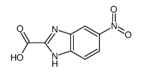 5-硝基-1H-苯并咪唑-2-羧酸结构式