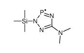 N,N-dimethyl-2-trimethylsilyl-1,2,4,3-triazaphosphol-5-amine Structure
