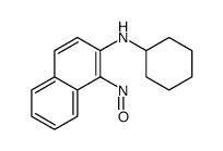 N-cyclohexyl-1-nitrosonaphthalen-2-amine结构式