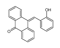 10-[(2-hydroxyphenyl)methylidene]anthracen-9-one结构式
