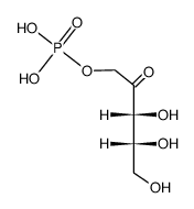 O1-phosphono-D-erythro-[2]pentulose结构式