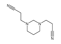 3-[3-(2-cyanoethyl)-1,3-diazinan-1-yl]propanenitrile结构式