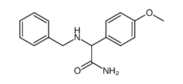 2-(benzylamino)-2-(4-methoxyphenyl)acetamide结构式