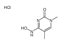 4-(hydroxyamino)-1,5-dimethylpyrimidin-2-one,hydrochloride Structure