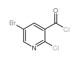 5-溴-2-氯-3-吡啶羰酰氯结构式