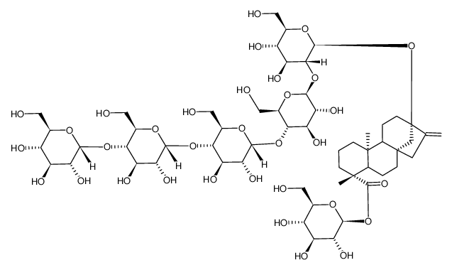 4''-O-α-maltotriosyl-stevioside Structure