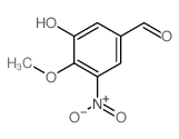 5-硝基异香兰素结构式