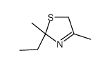 2,4-Dimethyl-2-ethyl-3-thiazoline结构式