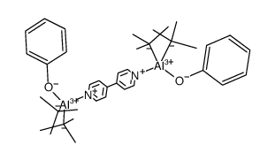 [(Al(tert-butyl)2(OPh))2(μ-4,4'-bipyridine)] Structure