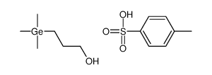4-methylbenzenesulfonic acid,3-trimethylgermylpropan-1-ol Structure