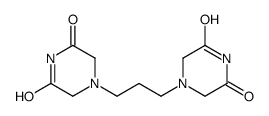 4-[3-(3,5-dioxopiperazin-1-yl)propyl]piperazine-2,6-dione结构式