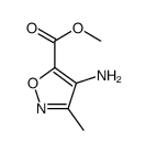 4-氨基-3-甲基异噁唑-5-羧酸甲酯结构式