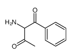 2-amino-1-phenylbutane-1,3-dione Structure