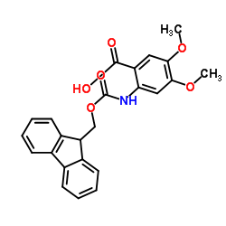 FMOC-2-AMINO-4,5-DIMETHOXYBENZOIC ACID Structure