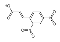 2,4-dinitro-cinnamic acid Structure