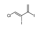 (Z)-1-Chloro-2,3-diiodobutadiene Structure