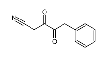 3,4-dioxo-5-phenyl-valeronitrile结构式