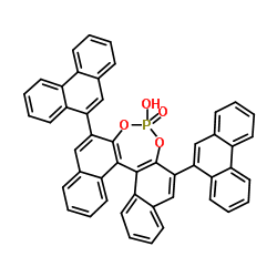 (R)-3,3'-二-9-菲基-1,1'-联萘酚磷酸酯结构式