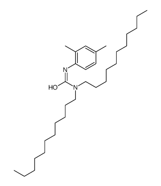 3-(2,4-dimethylphenyl)-1,1-di(undecyl)urea结构式