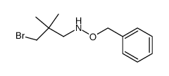 N-(phenylmethoxy)-3-bromo-2,2-dimethyl-1-propanamine Structure