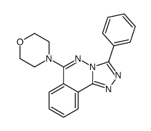 4-(3-phenyl-[1,2,4]triazolo[3,4-a]phthalazin-6-yl)morpholine结构式
