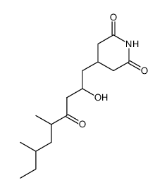 4-(2-hydroxy-5,7-dimethyl-4-oxo-nonyl)-piperidine-2,6-dione结构式