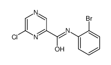 N-(2-bromophenyl)-6-chloropyrazine-2-carboxamide Structure