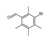 3-bromo-2,4,5,6-tetramethylbenzaldehyde结构式