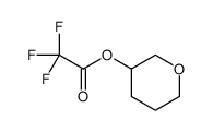 oxan-3-yl 2,2,2-trifluoroacetate结构式