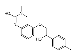3-[3-[2-hydroxy-2-(4-methylphenyl)ethoxy]phenyl]-1,1-dimethylurea结构式