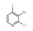 2-氯-3-溴-4-碘吡啶结构式