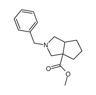 methyl 2-benzylhexahydrocyclopenta[c]pyrrole-3a(1H)-carboxylate Structure