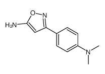 3-(4-二甲基氨基苯基)-5-氨基异噁唑结构式