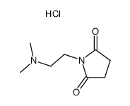 N-(2-dimethylamino-ethyl)-succinimide, hydrochloride结构式