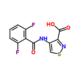 4-[(2,6-Difluorobenzoyl)amino]-1,2-thiazole-3-carboxylic acid Structure