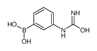 [3-(carbamoylamino)phenyl]boronic acid结构式