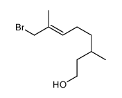 8-bromo-3,7-dimethyloct-6-en-1-ol Structure